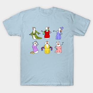 Diva Snowmen T-Shirt